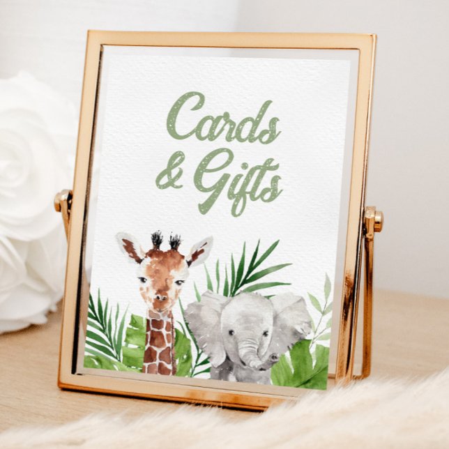Safari Animals-kort och gåvor Poster (Skapare uppladdad)