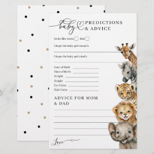 Safari Animals Modern babystöldspel