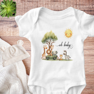 Safari animals Oh Baby T Shirt