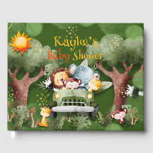 Safari Animals Personlig Baby Shower