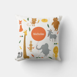 Safari Animals Pillow Kudde