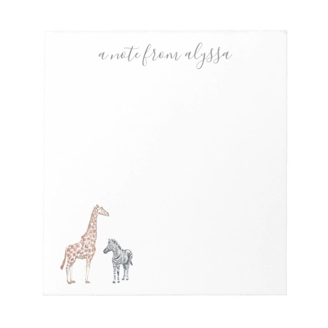 Safari Anteckningsblock (Framsida)