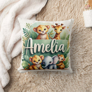 Safari Äventyr Amelia Dekorativ kudde