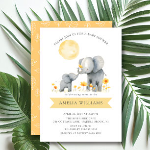 Safari Äventyr Baby Shower-inbjudan Inbjudningar