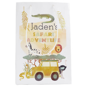 Safari äventyr födelsedagsfest Gift Bag