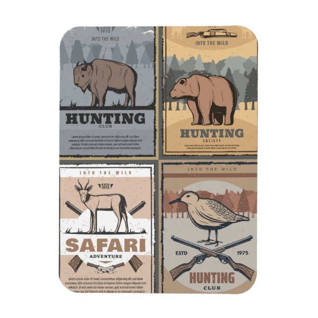 Safari äventyr magnet (Vertikal)