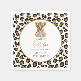 Safari Baby djur Baby Shower Pappersservett