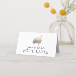 Safari Baby djur Lastbil 1:a födelsedag Party Placeringskort