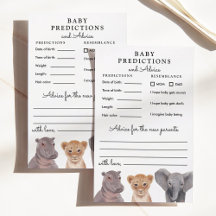 Safari Baby djur Predictions & Advice