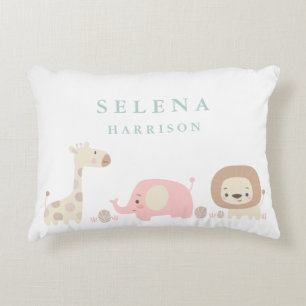 Safari Baby/Kids Nursery Pillow Prydnadskudde