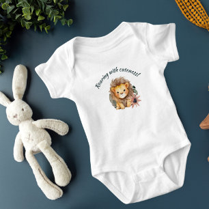 Safari Baby Lejon Bodykostym för ett Biet Baby T Shirt