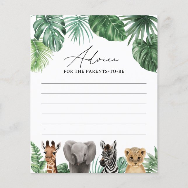 Safari Baby Shower Adapter (Framsida)