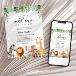 Safari Baby Shower-inbjudan Inbjudningar