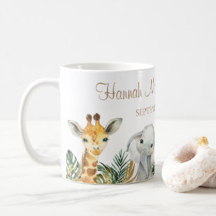 Safari Baby Shower Mugg Party Favor