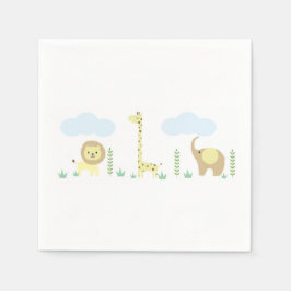 Safari Baby Shower Napkins Pappersservett