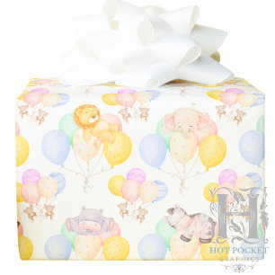Safari Baby Shower Presentpapper