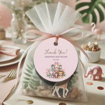 Safari Baby Shower Tack För Tacksamhet