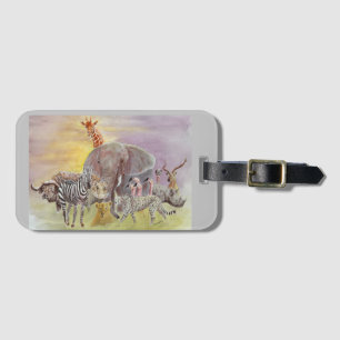 Safari-bagagetagg Bagagebricka