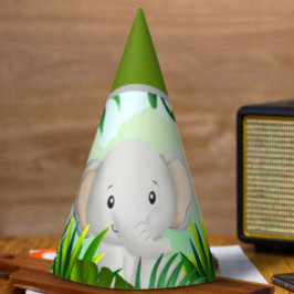 Safari Birthday Elepant Party Hat