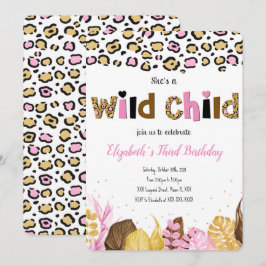 Safari Birthday-inbjudan Inbjudningar