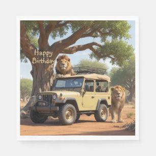 Safari Birthday Pappersservett