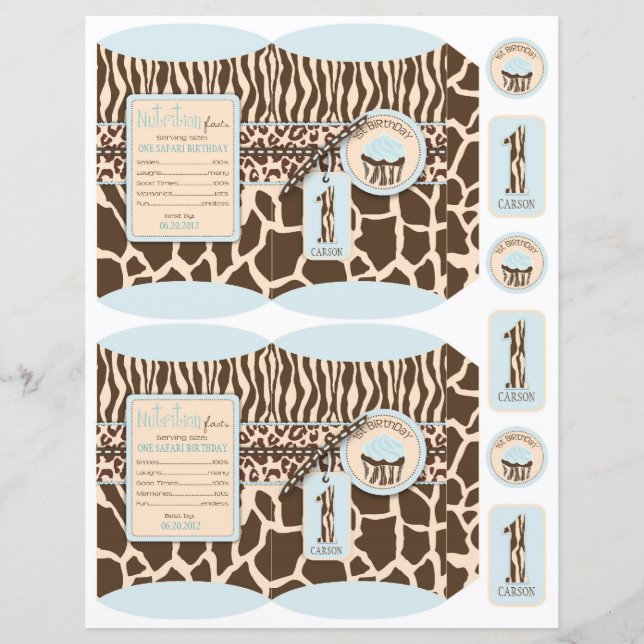 Safari Boy BLU Mini Puff Box 1 (Framsida)