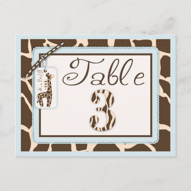 Safari Boy Bord vykort 3 (Framsida)