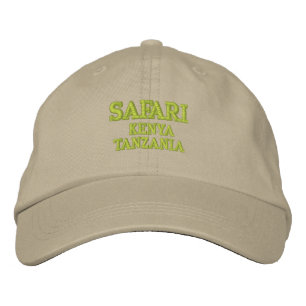 Safari Broderad Keps