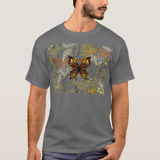 Safari Butterfly Mönster T Shirt