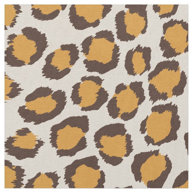 Safari chic fet neutralt guld brun cheetah-avtryck tyg (Närbild)