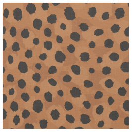 Safari chic neutralt brun svart cheetah-avtryck tyg