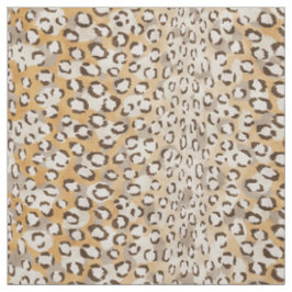 Safari chic neutralt guld cheetah-utskrift tyg