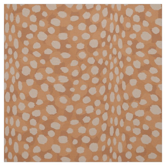 Safari chic neutralt taupe beige cheetah print tyg (Provkarta)