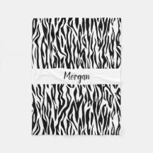 Safari Chic Zebra Blanket för Adventurous Spirits