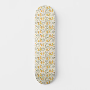 Safari djur barnkammare tryck mini skateboard bräda 18,5 cm