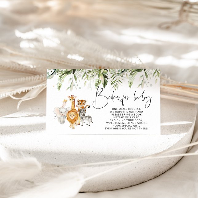 Safari djur böcker för baby biljett tilläggskort (Skapare uppladdad)