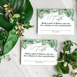 Safari Djur Djungel Grön & Guld pojke blöja Tilläggskort