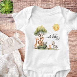 Safari-djur Oh Baby T Shirt