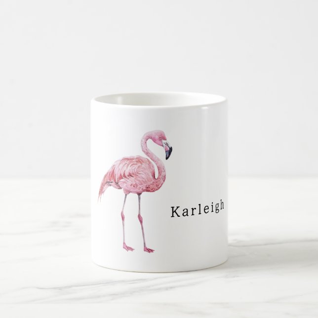 Safari djur rosa flamingo kaffemugg (Center)
