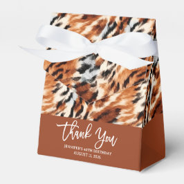 Safari djur tiger päls mönster vild boho presentaskar