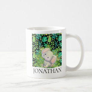 Safari Elephant Boy Coffee Mugg