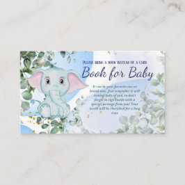 Safari Elephant Eucalyptus Bok för Baby Game Tilläggskort