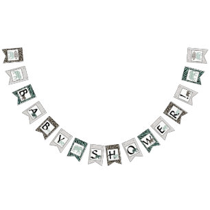 Safari Elephant Zebra Boy Shower Party Decor Vimplar