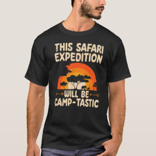 Safari Family Vacation Wildlife för Safari Adventu T Shirt