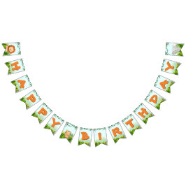 Safari Födelsedagsfest buntbanderoll Vimplar