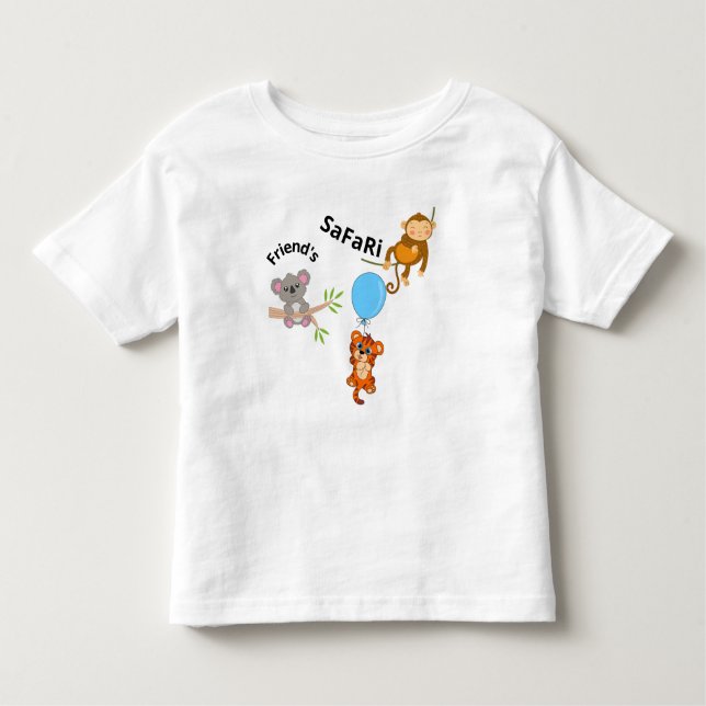 Safari Friends T Shirt (Framsida)