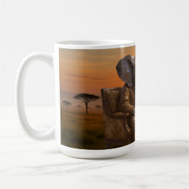 Safari Gentleman Elefant Kaffemugg