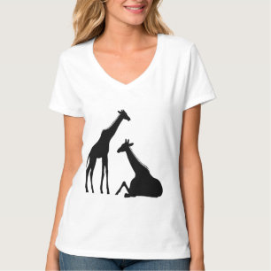 Safari "giraff" T, African Giraff Wildlife T Shirt
