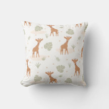 Safari Giraffe Dekorativ kudde