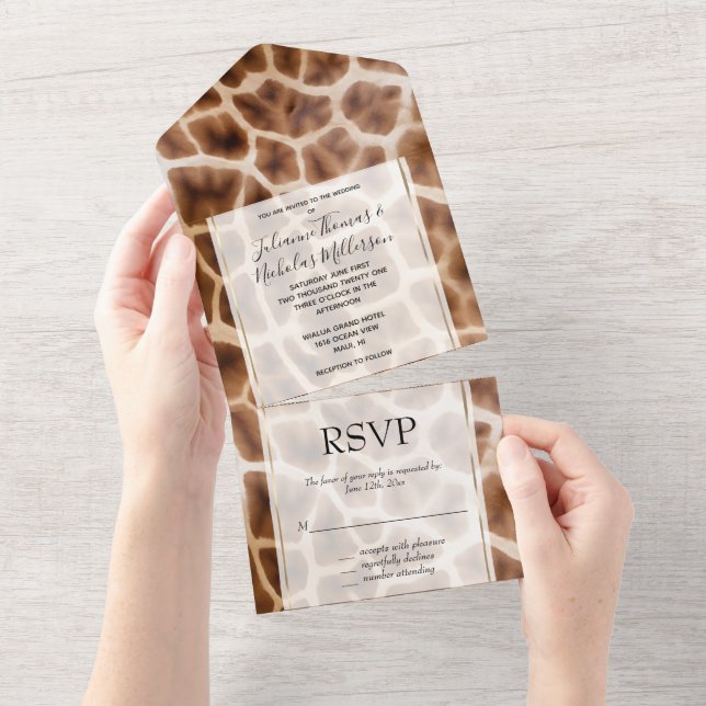 Safari Giraffe Print (Avrivbar del)